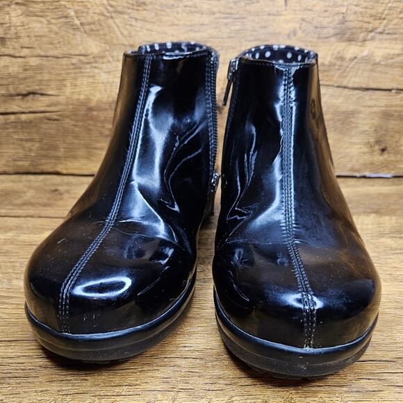 Alegria Climatease Black slip on Rain Boot Water Resistant sz 36 Us 6/6.5 - Picture 2 of 10